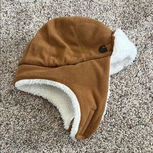 Carhartt Tan Fleece Trapper Hat Infant Toddler